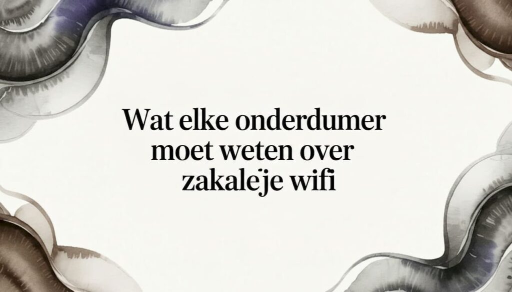 Sfeervolle titelkaart met aquarelaccenten