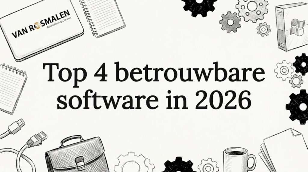 Met de hand getekende illustraties vormen een speelse omlijsting rond de titelkaart van de blog.