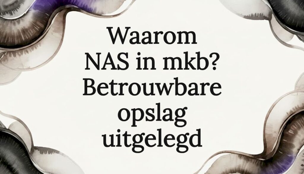 Sfeervolle titelkaart met aquarelbanen rondom een strak, wit middenvlak