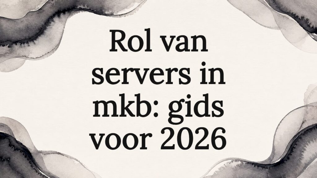 Sfeervolle illustratie voor op een titelkaart
