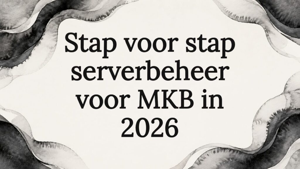 Sfeervolle titelafbeelding voor een artikel over serverbeheer