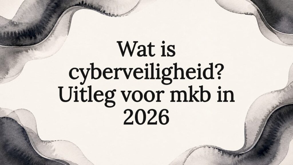 Sfeervolle illustratie als omlijsting van het tekstvak