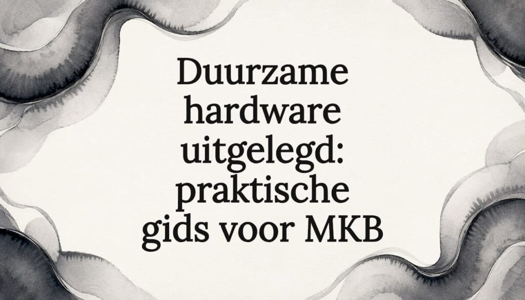 Sfeervolle aquarel omlijsting als blikvanger voor een titelkaart