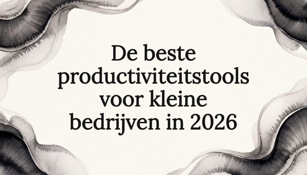 Sfeervol aquarel kader als blikvanger voor je titelkaart
