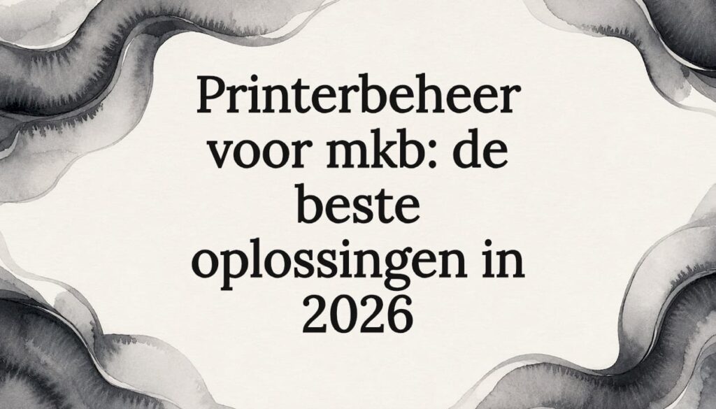 Sfeervolle illustratie rondom de titel