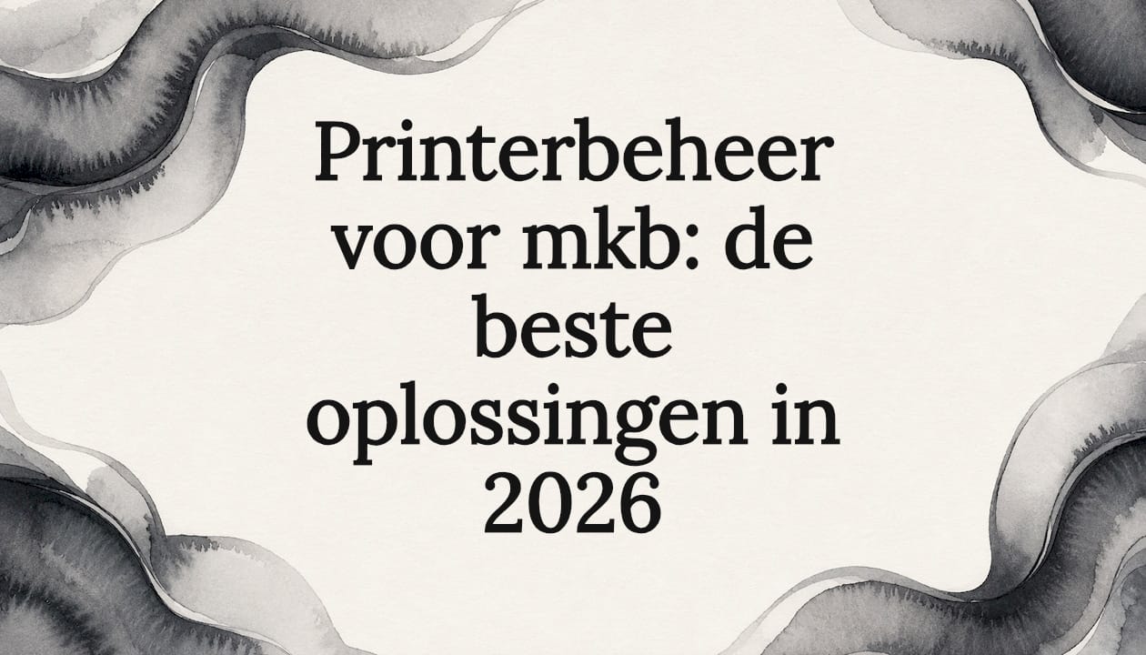 Sfeervolle illustratie rondom de titel